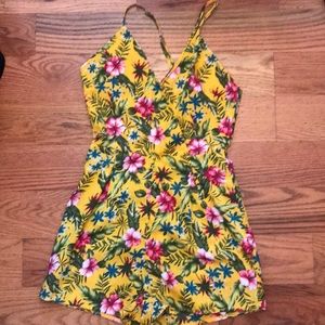 FLORAL ROMPER